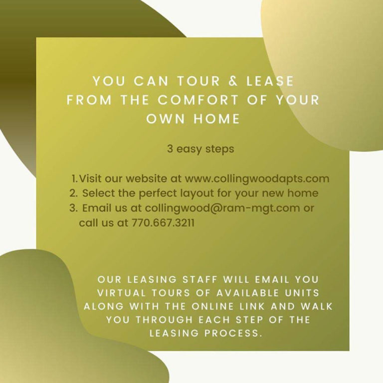 Collingwood Apartment Homes in Alpharetta Has Gone Virtual Collingwood Apartments