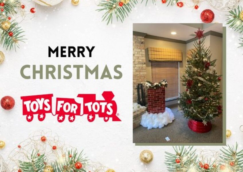 Collingwood Apartments—we are READY for your “Toys for Tots” gifts!