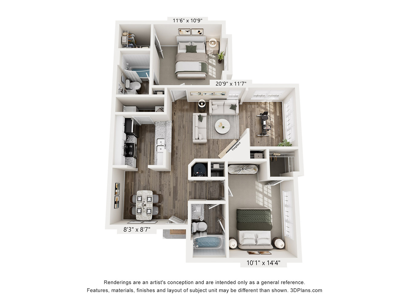 Milton floor plan